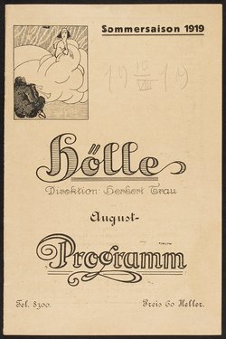 Theater und Kabarett Hölle, Revanche, Das Amüsiermädel