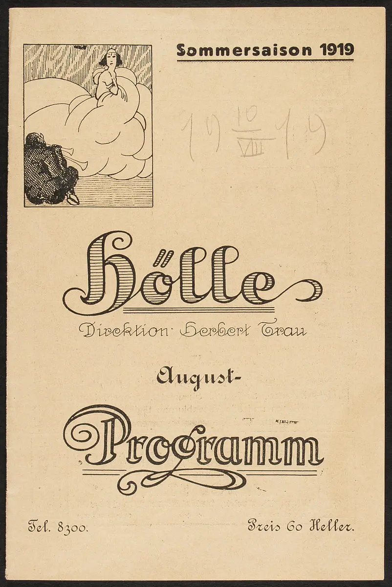 Theater und Kabarett Hölle, Revanche, Das Amüsiermädel