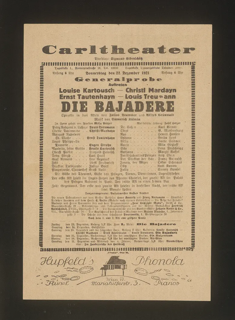 Die Bajadere
