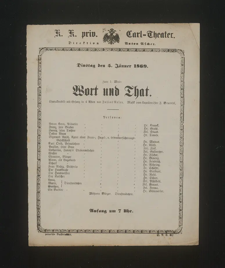 Wort und That