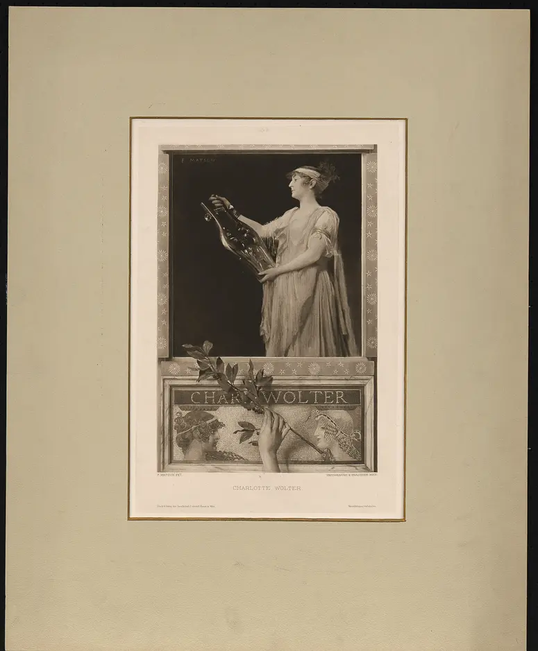 Charlotte Wolter, Verweis auf Stücktitel: Sappho