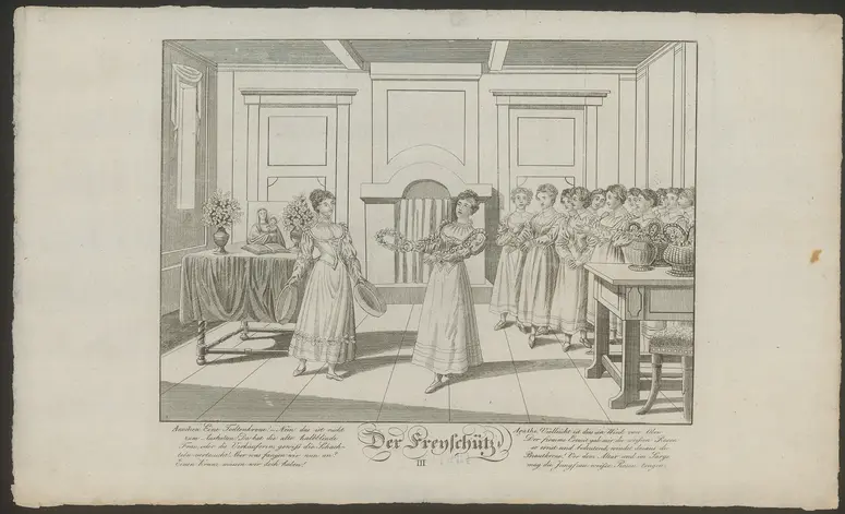 Der Freischütz, Titel in Vorlageform: Der Freyschütz