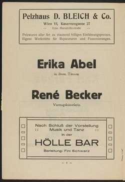 Theater und Kabarett Hölle, Der Mann im Regen