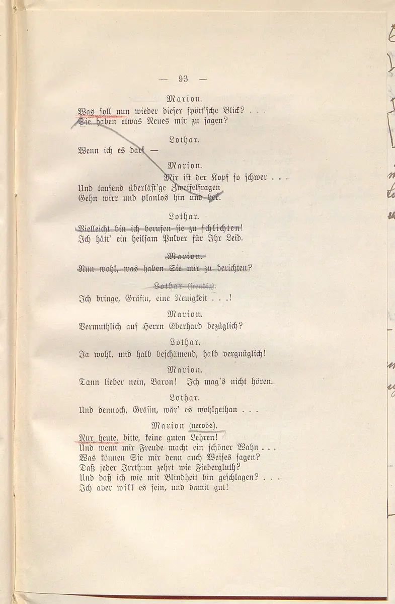 Die Fee Caprice. Lustspiel in 3 Akten