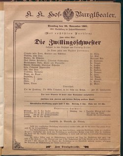 Die Zwillingsschwester.