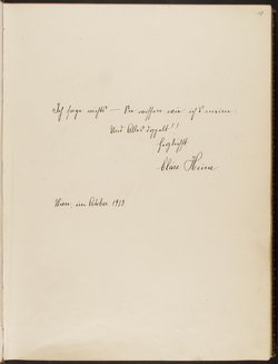 Gästebuch. Atelier Franz-Xaver Setzer, Wien
