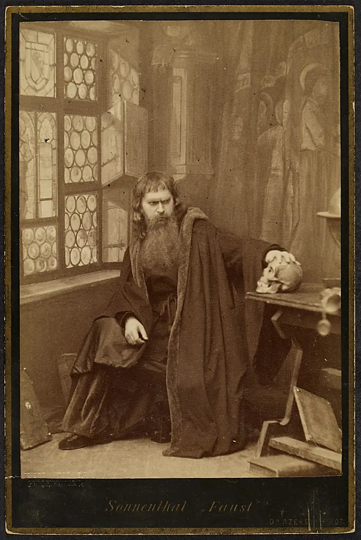 Adolf Ritter von Sonnenthal, Verweis auf Stücktitel: Faust