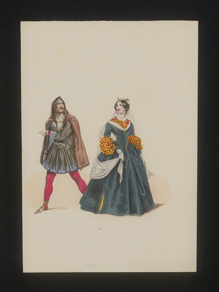 Sampiero, Titel der Serie: Neue Costume-Sammlung verschiedener Zeiten und Nationen