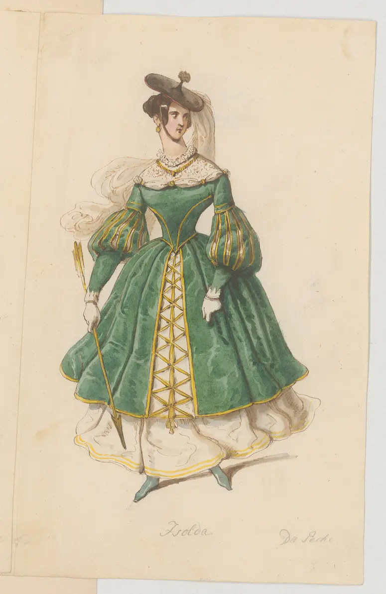 Die Geschwister von Nürnberg, Titel der Serie: Figurinen des k.k. Hof-Burgtheaters