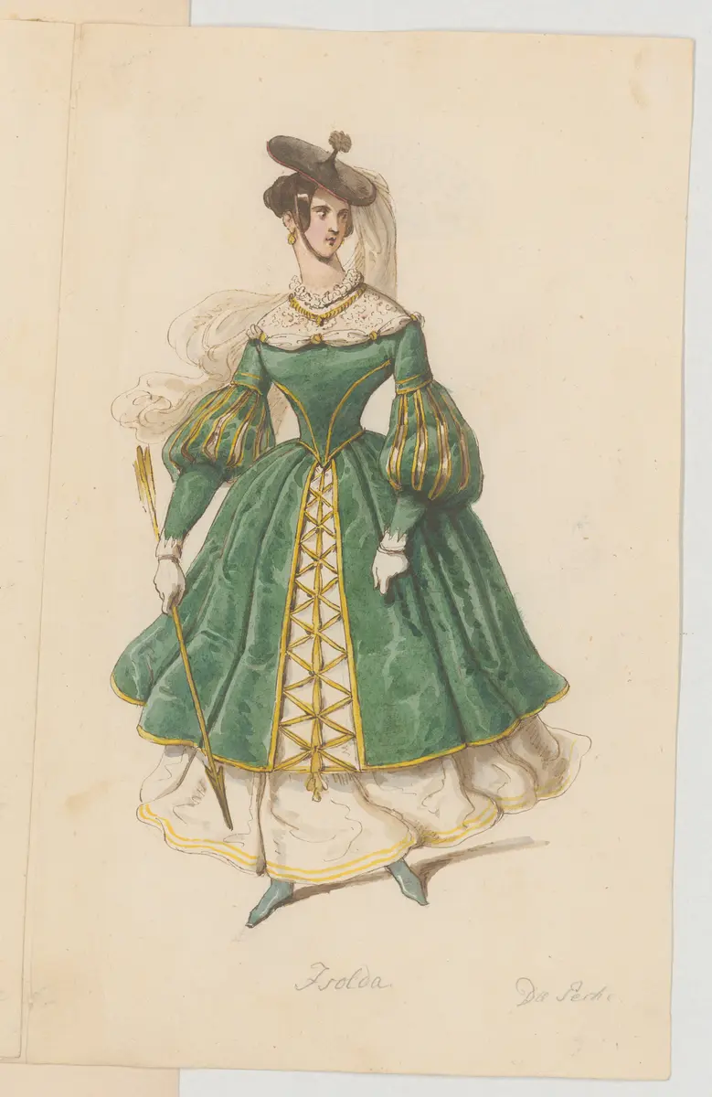 Die Geschwister von Nürnberg, Titel der Serie: Figurinen des k.k. Hof-Burgtheaters