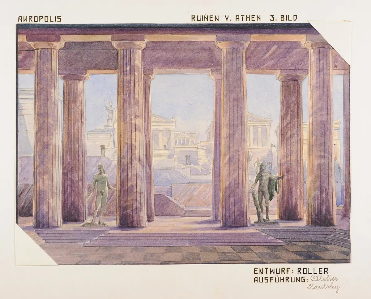Die Ruinen von Athen