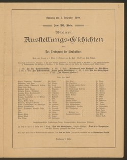 Wiener Ausstellungs-G'schichten oder das Rendezvous der Strohwitwer