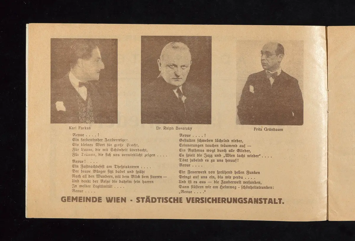 Wien lacht wieder, Die Revue der Stars