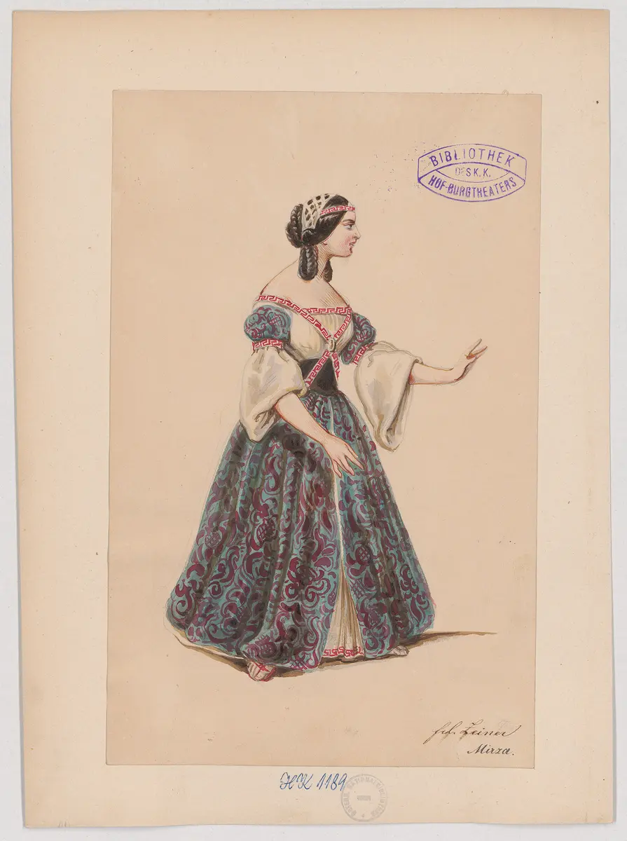 Judith, Titel der Serie: Figurinen des k.k. Hof-Burgtheaters