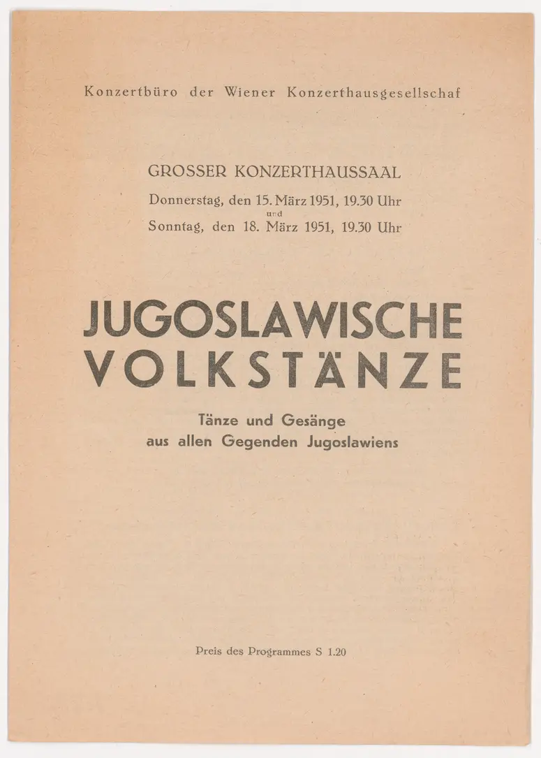 Jugoslawische Volkstänze