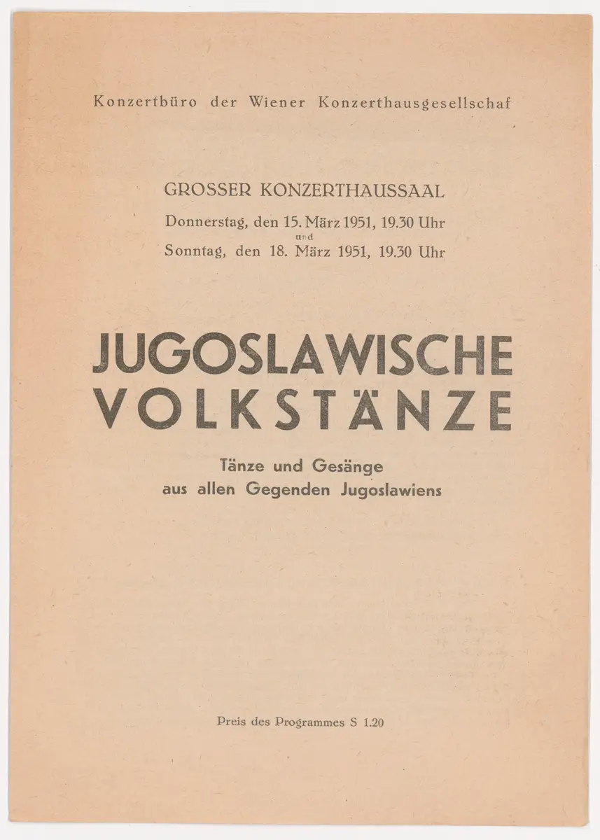 Jugoslawische Volkstänze