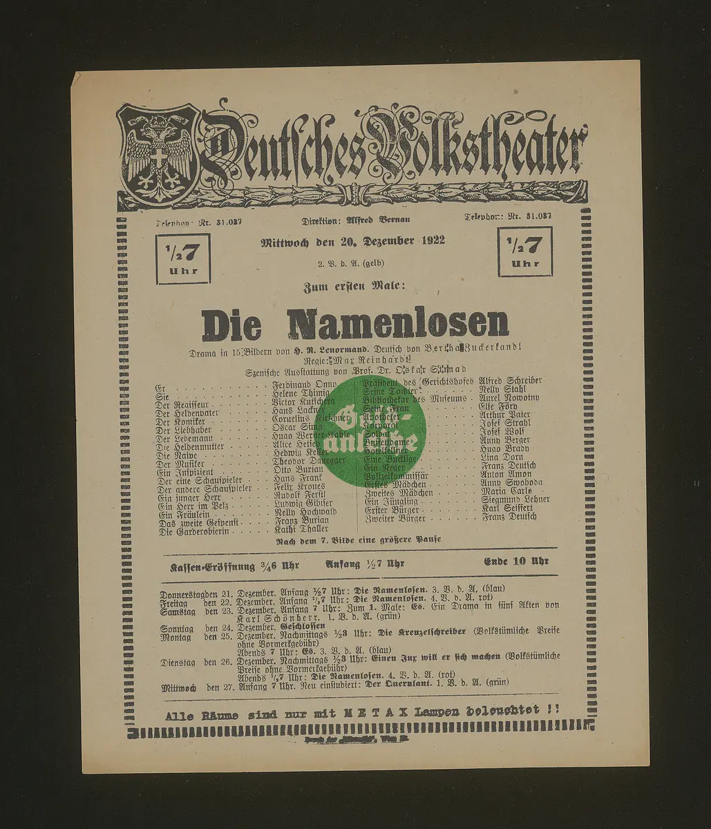 Die Namenlosen