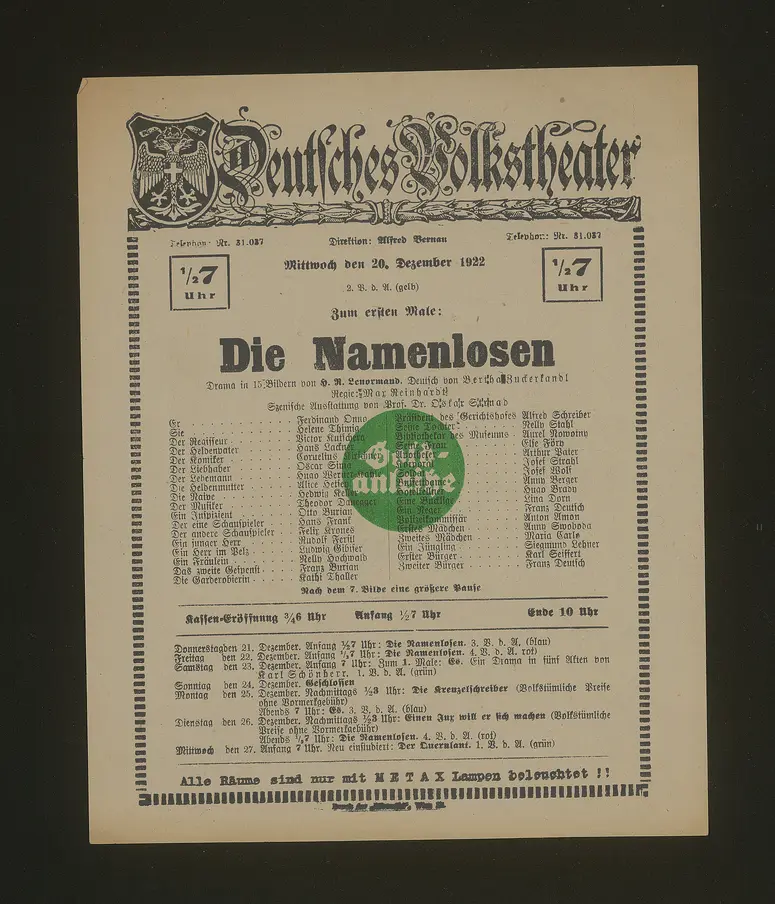 Die Namenlosen