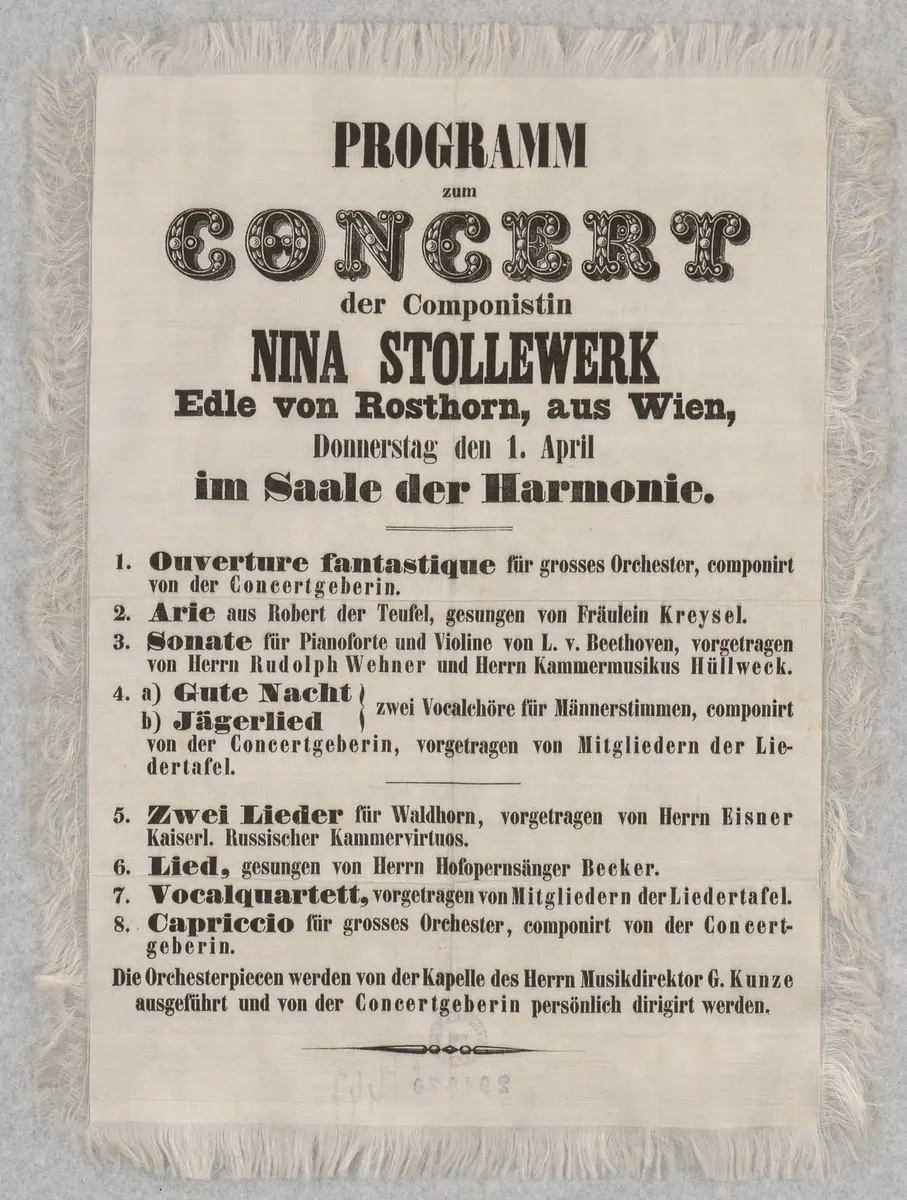 Konzert der Komponistin Nina Stollewerk