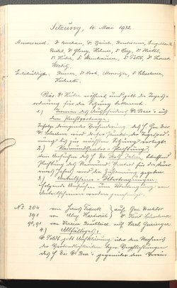 Protokolle der Ausschusssitzungen des Vereines des Deutschen Volkstheaters in Wien