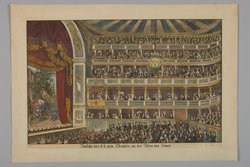Wien, Theater an der Wien, Titel in Vorlageform: Ansicht des k.k. privat. Theaters an der Wien von Innen