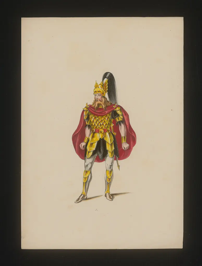 Alboin, Titel der Serie: Neue Costume-Sammlung verschiedener Zeiten und Nationen