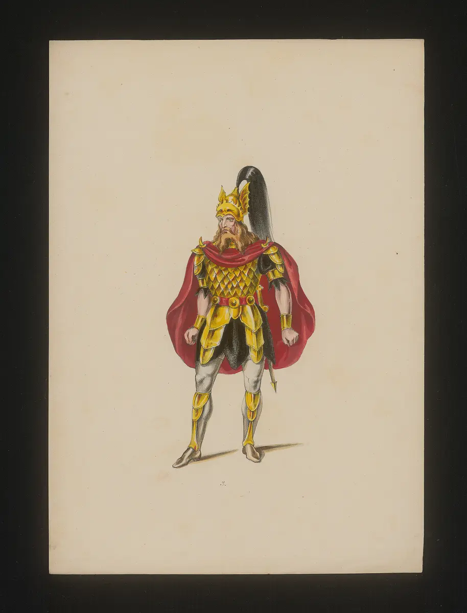 Alboin, Titel der Serie: Neue Costume-Sammlung verschiedener Zeiten und Nationen