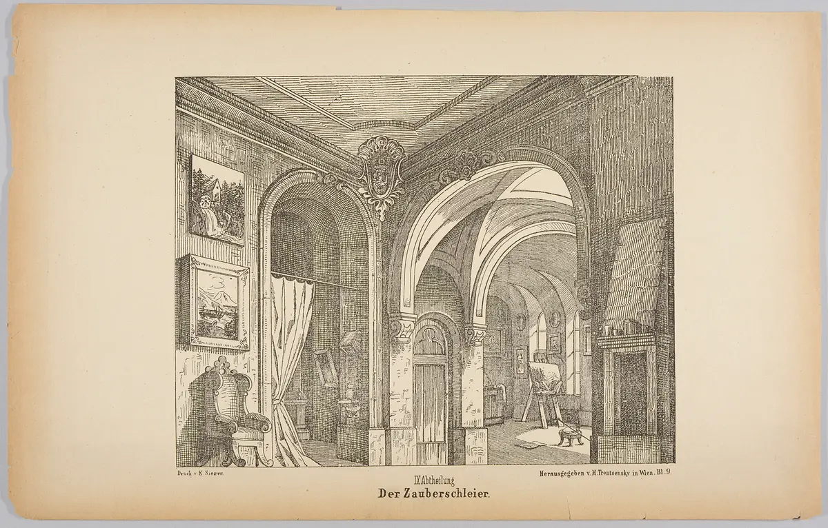 Der Zauberschleier, Titel der Serie: Trentsensky-Bogen, Titel der Serie: Mignon-Theater