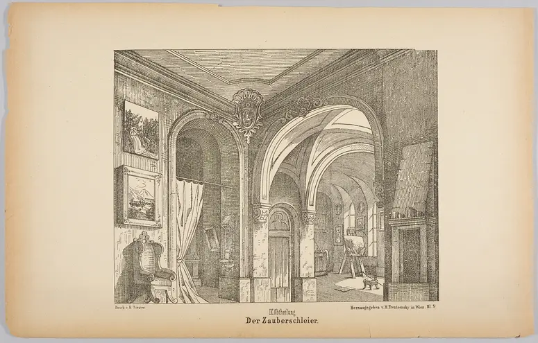 Der Zauberschleier, Titel der Serie: Trentsensky-Bogen, Titel der Serie: Mignon-Theater