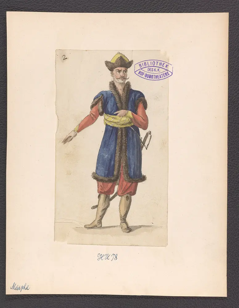 Marpha, Titel der Serie: Figurinen des k.k. Hof-Burgtheaters