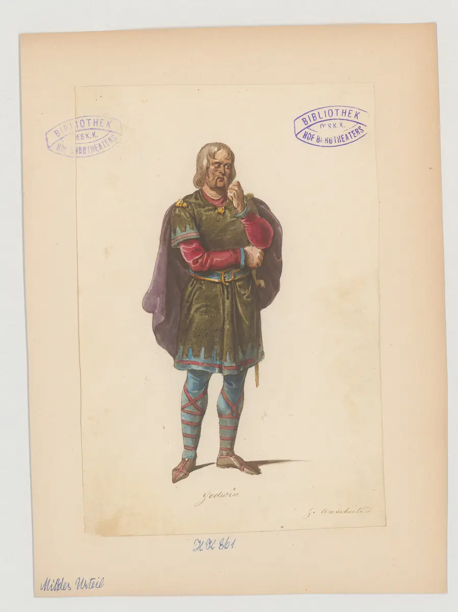 Ein mildes Urteil, Titel der Serie: Figurinen des k.k. Hof-Burgtheaters