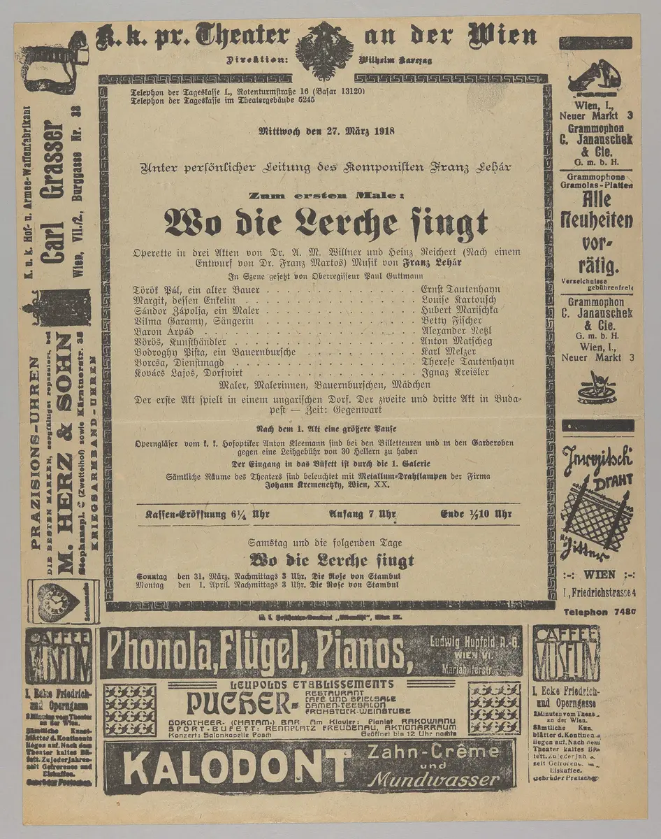Wo die Lerche singt