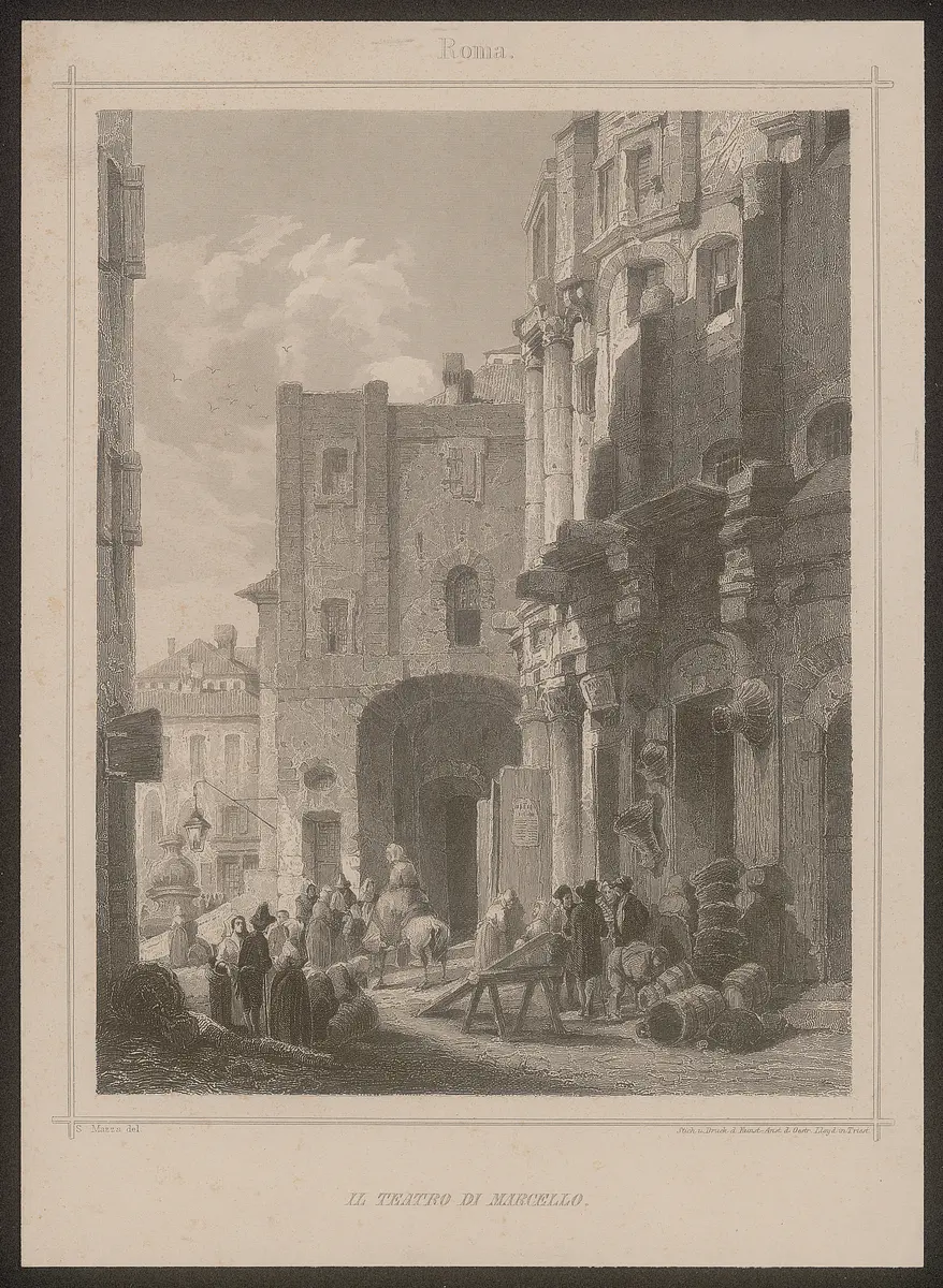 Rom, Teatro di Marcello, Alternativtitel: Rom, Marcellustheater, Titel in Vorlageform: Il teatro di Marcello