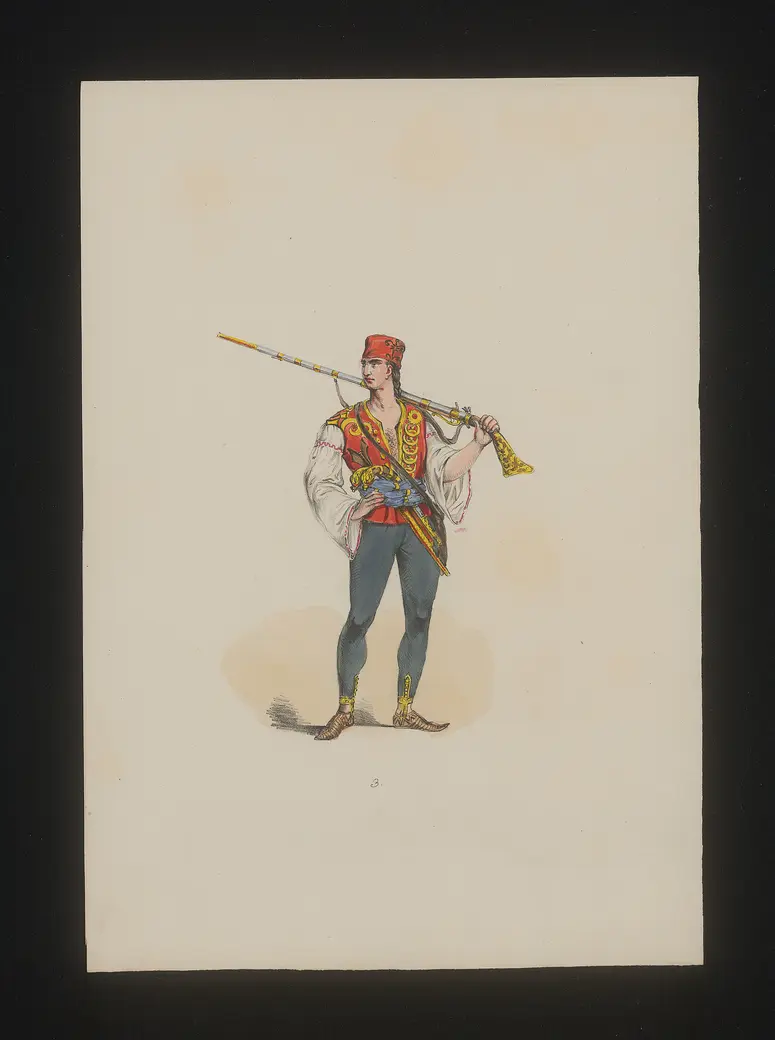 Slavonier, Weiterer Titel: National Costume, Titel der Serie: Neue Costume-Sammlung verschiedener Zeiten und Nationen