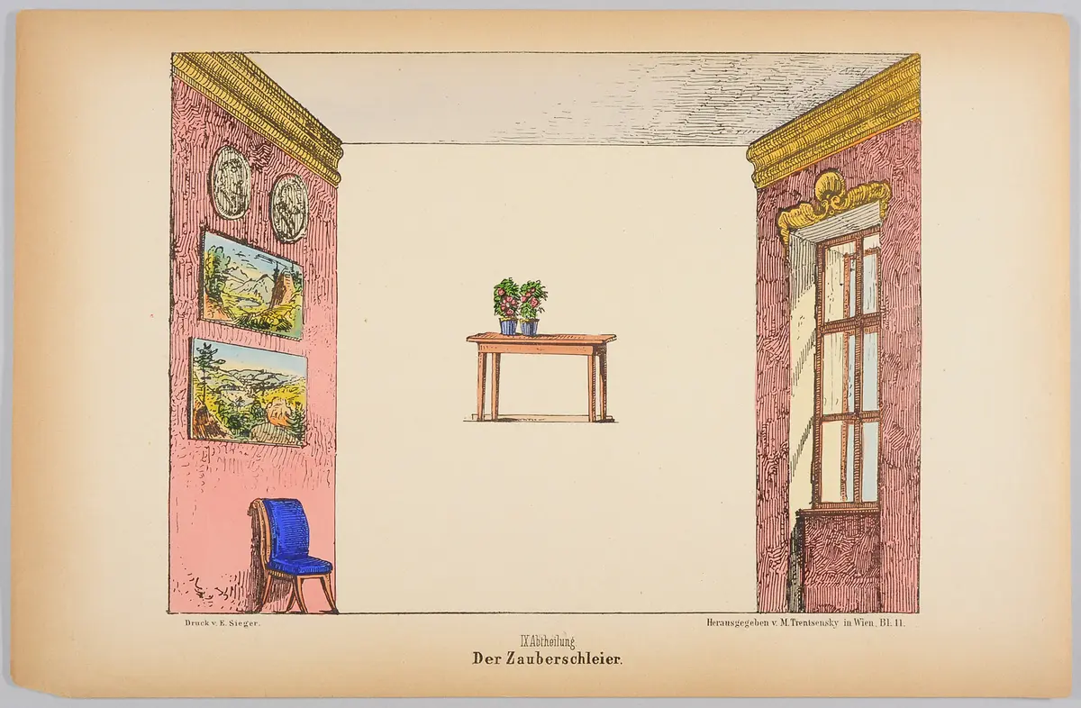 Der Zauberschleier, Titel der Serie: Trentsensky-Bogen, Titel der Serie: Mignon-Theater