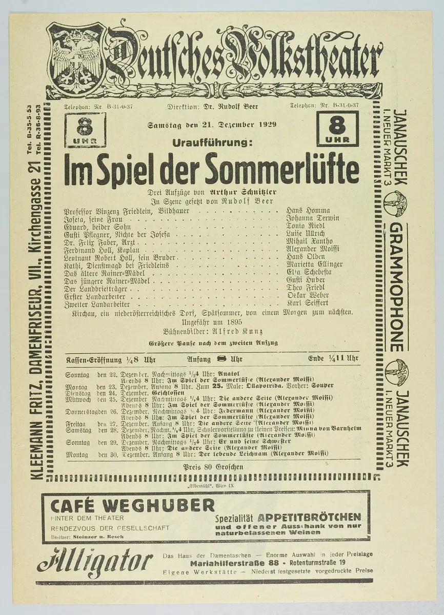 Im Spiel der Sommerlüfte