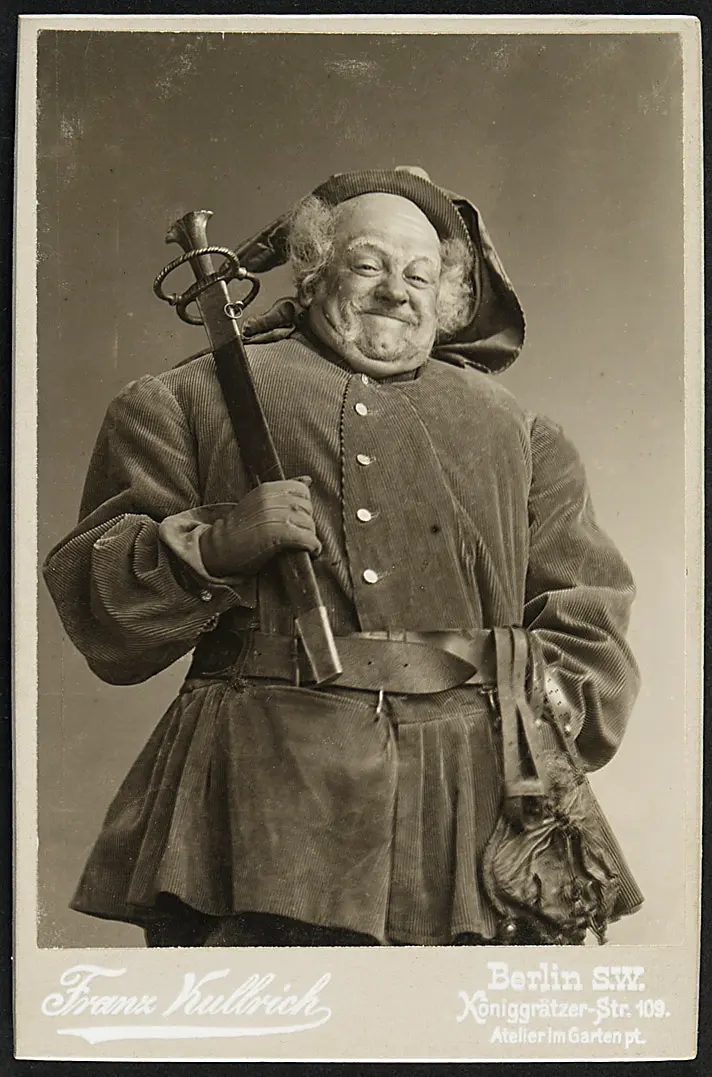 Hermann Müller, Verweis auf Stücktitel: Falstaff