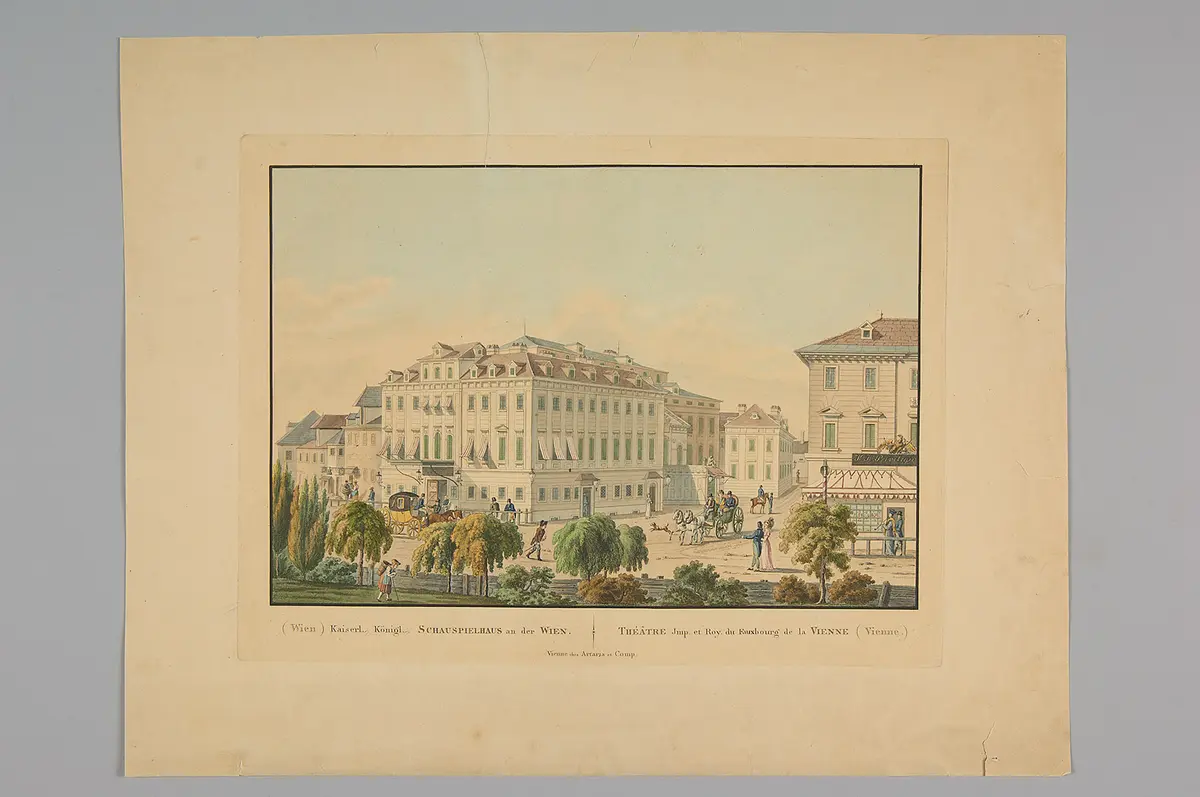 Wien, Theater an der Wien, Titel in Vorlageform: (Wien) Kaiserl. Königl. Schauspielhaus an der Wien, Titel in Vorlageform: Théâtre Imp. et Roy. du Fauxbourg de la Vienne (Vienne)