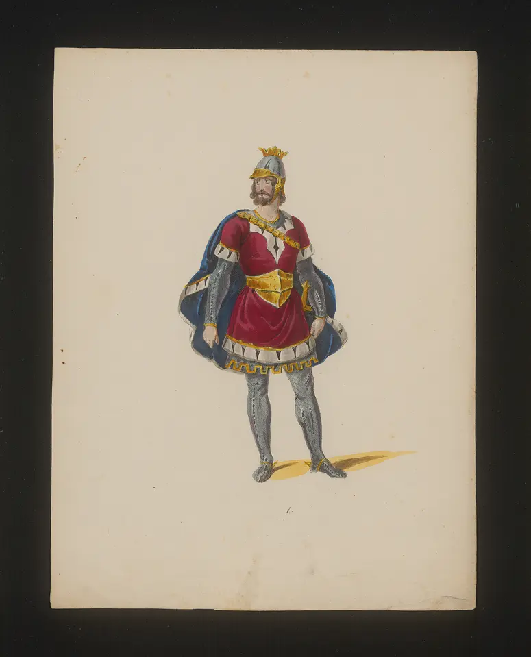 Alfred der Große, Titel der Serie: Neue Costume-Sammlung verschiedener Zeiten und Nationen