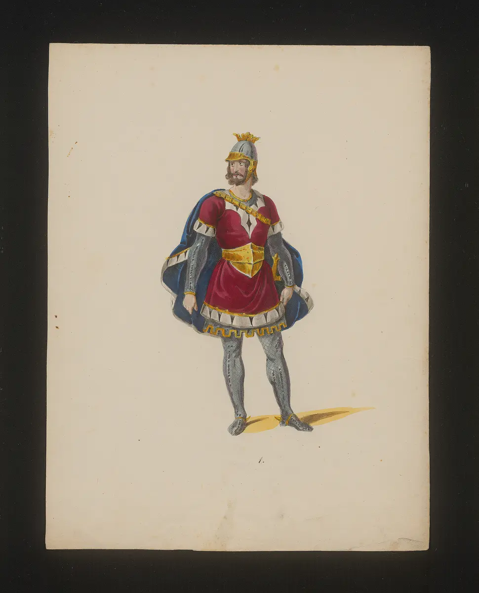 Alfred der Große, Titel der Serie: Neue Costume-Sammlung verschiedener Zeiten und Nationen
