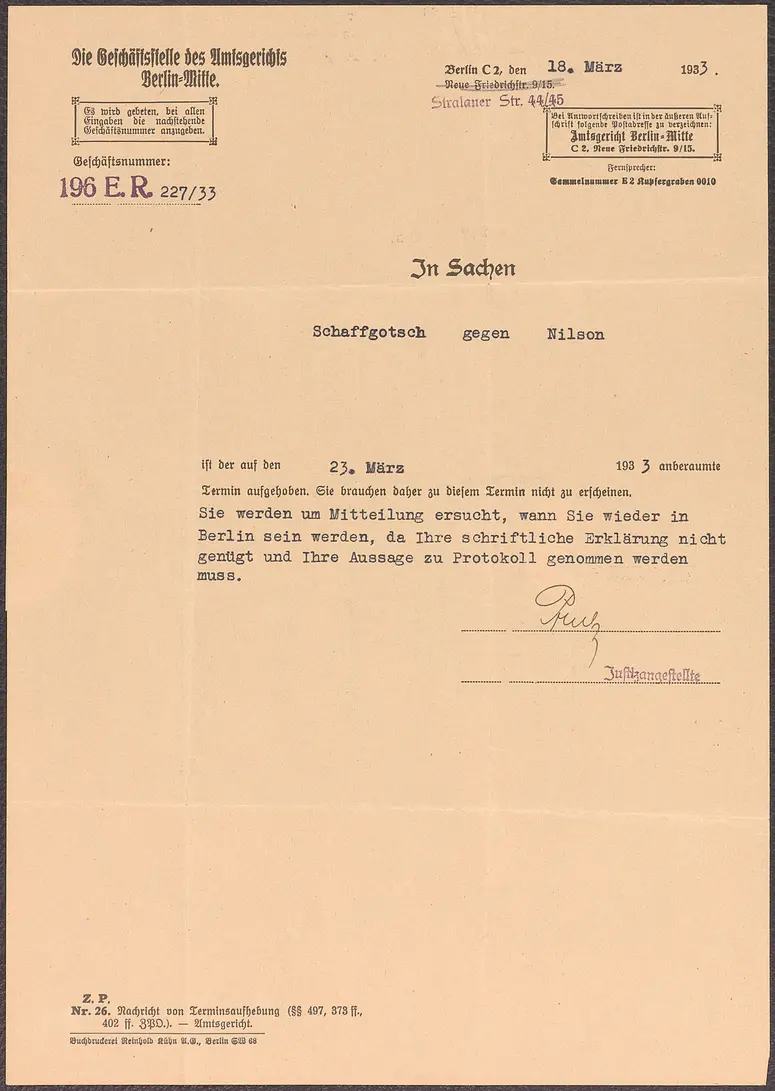 amtliches Papier