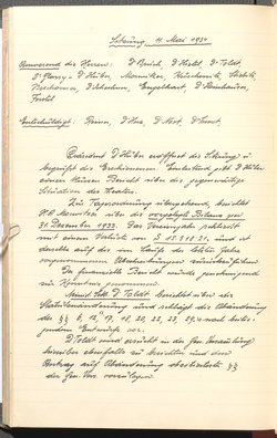 Protokolle der Ausschusssitzungen des Vereines des Deutschen Volkstheaters in Wien