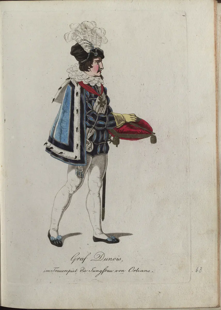 Die Jungfrau von Orleans, Titel der Serie: Auswahl schöner Costumes für Theater- und Ball-Anzüge
