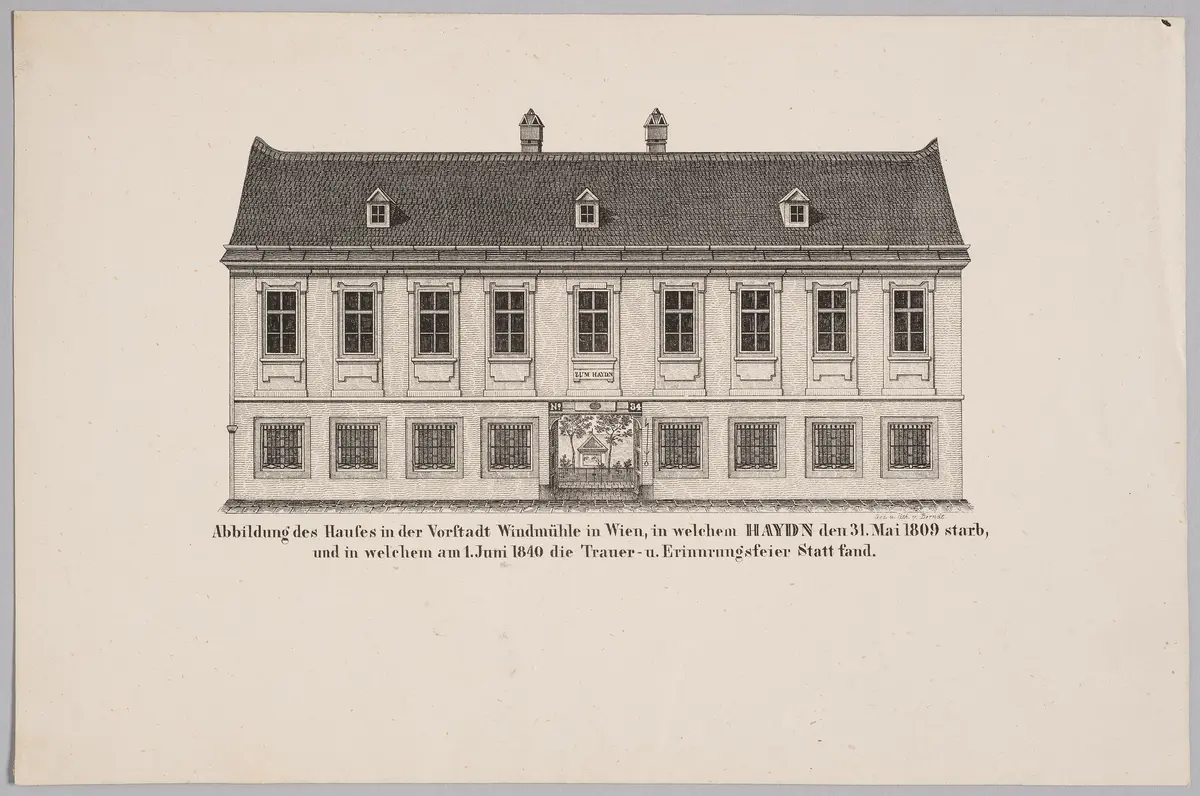 Joseph Haydns Sterbehaus in Wien, Alternativtitel: Wien (allgemein), Haydns Sterbehaus