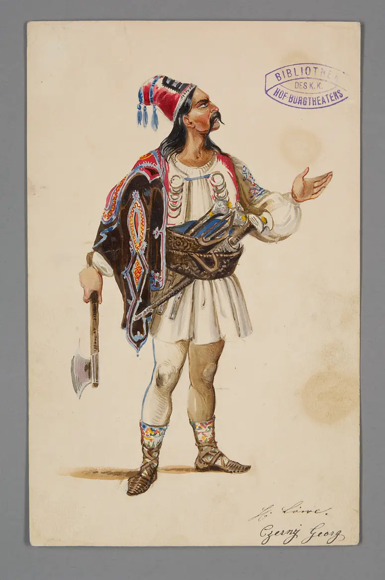 Czerny Georg, Titel der Serie: Figurinen des k.k. Hof-Burgtheaters