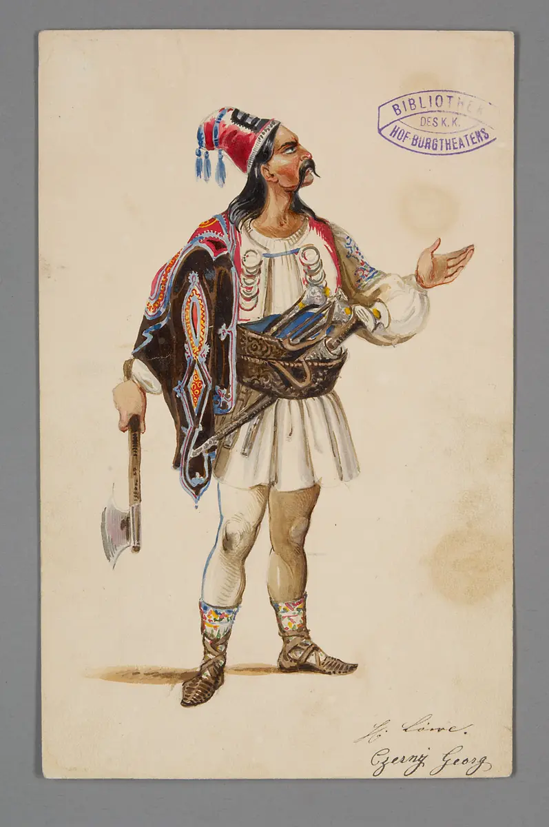 Czerny Georg, Titel der Serie: Figurinen des k.k. Hof-Burgtheaters