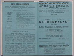 Venedig in Wien, Verweis auf Stücktitel: Vielliebchen, Verweis auf Stücktitel: Wiener Mäderln, Verweis auf Stücktitel: Redoute, Verweis auf Stücktitel: Ein Traum, Verweis auf Stücktitel: Der selige Octave
