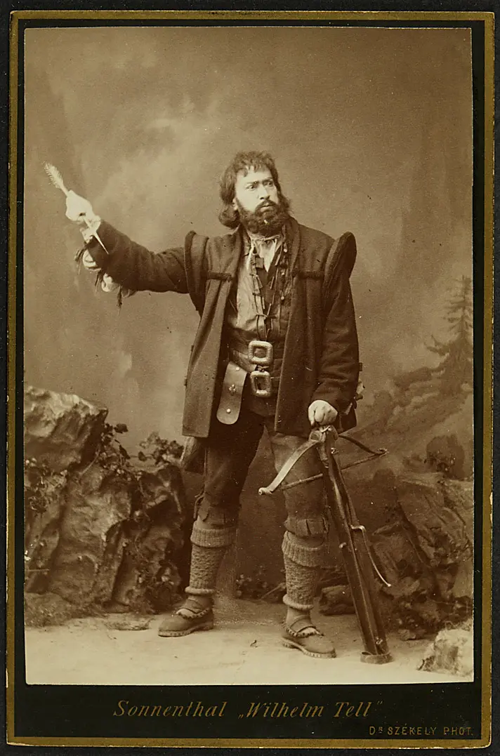 Adolf Ritter von Sonnenthal, Verweis auf Stücktitel: Wilhelm Tell