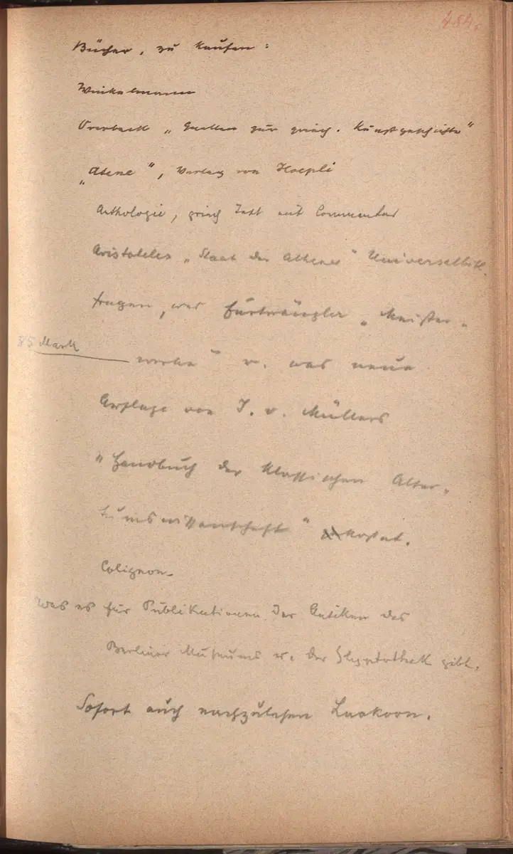 Aufzeichnung