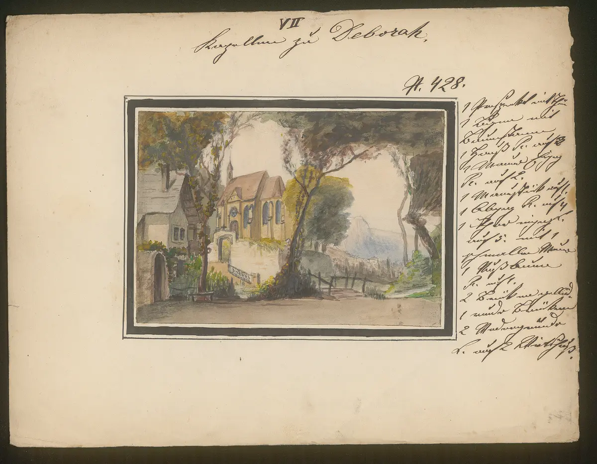 Deborah, Titel der Serie: Dekorationsfundus der Hoftheater (Altbestand aus der ersten Hälfte des 19. Jh.)